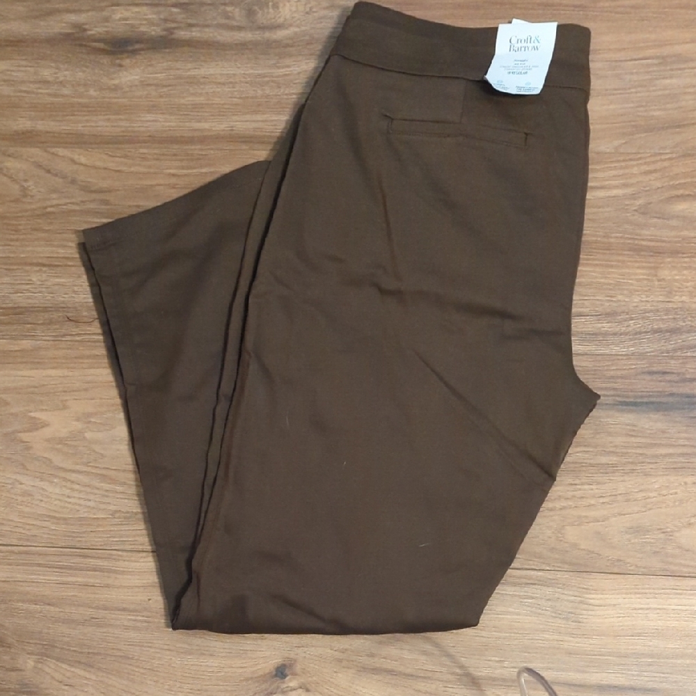 Croft & Barrow Women's Rich Brown Khakis